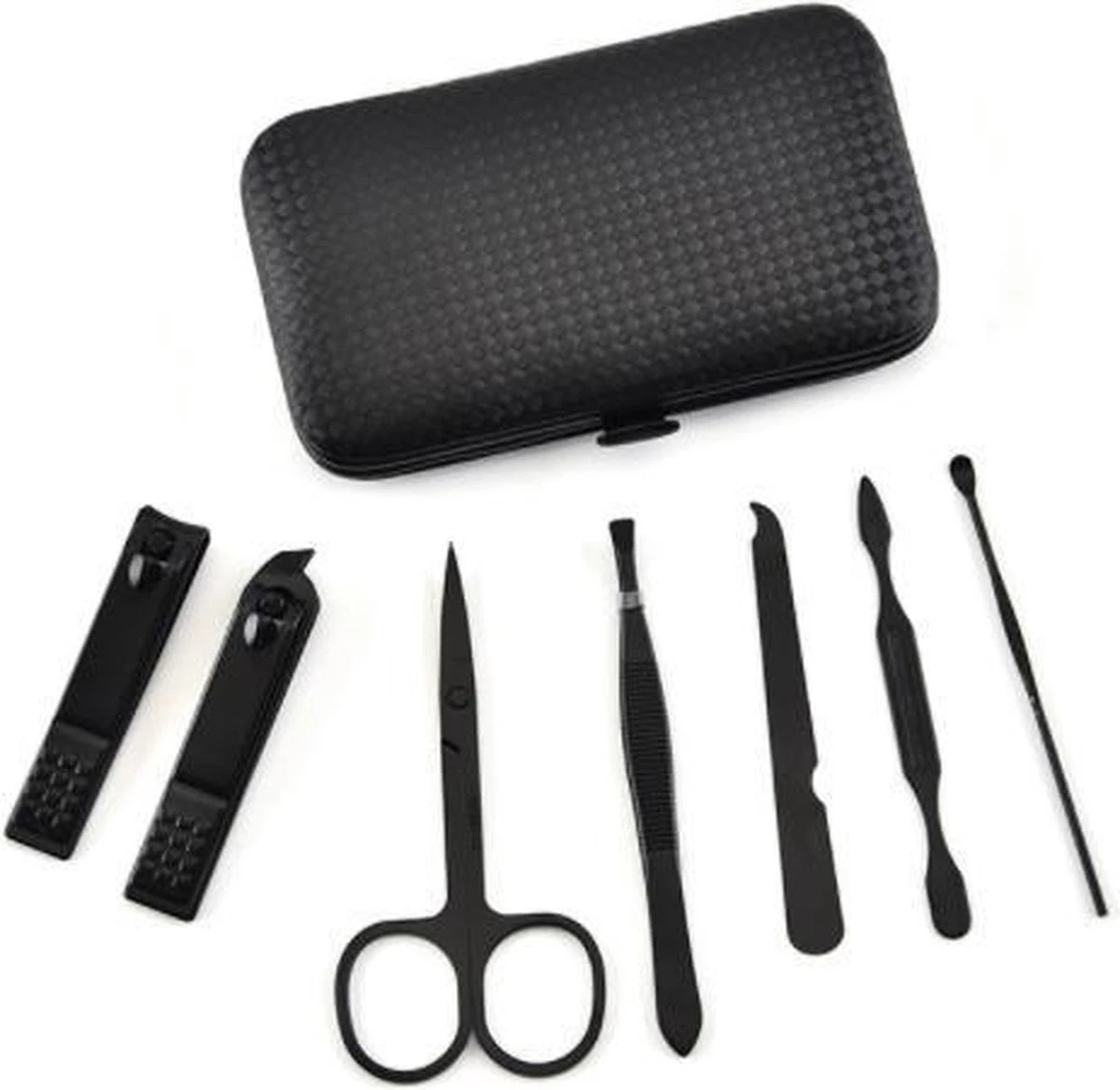 XYZ Goods - Manicure En Pedicure Set - 7 Delige-set Inclusief Nagelknipper In Nette Lederen Opberg Etui - Afbeelding 6