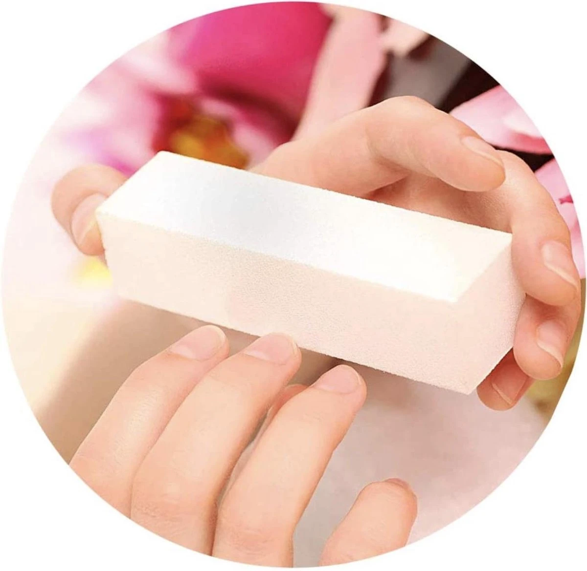 GUAPÀ - Nagelvijl / Blokvijl Wit - Nagel Voorbereiding & Polijsten - High Quality - 3 Stuks - Afbeelding 3