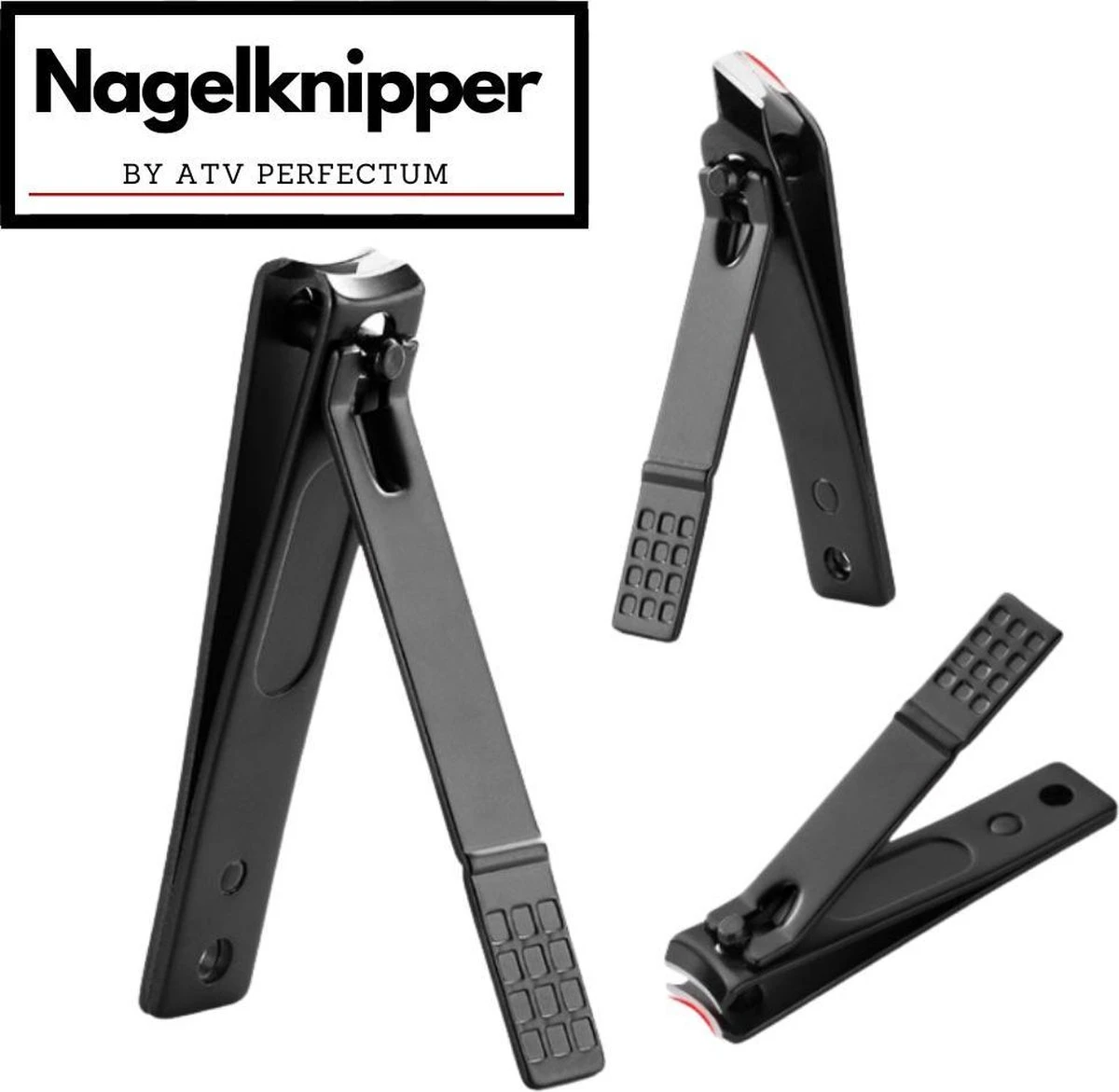 ⭐ATV PERFECTUM Luxe 18-delige - Manicure Set - Zwart Manicureset - Manicure Setje Pedicureset - Nagelschaartje - Nagelknipper – Nagelknipper Set - Manicureset - Manicuresetje - Afbeelding 2