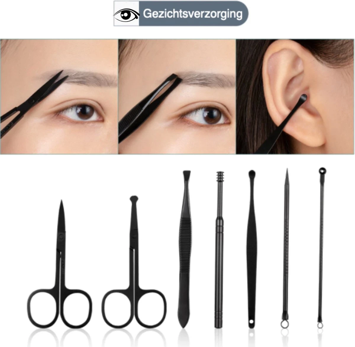 Manicuresets Nagelaccessoires Nagelvijlen Nagelset Schaar Manicure Set - Afbeelding 6