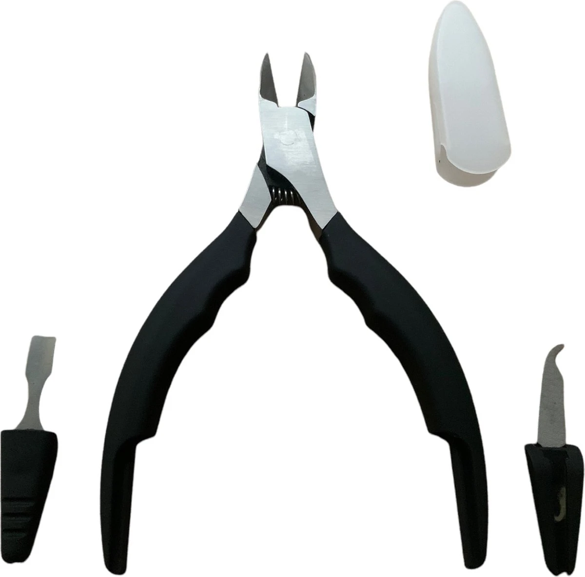 Medies - Multifunctionele Nageltang Met Huidduwer En Dubbelzijdige Nagelvijl | Nageltang Voor Harde Teennagels | Nagelknipper | Nagelschaar | Ingegroeide Nagels | Huidduwer | Nagelvijl - Zachte Anti Slip Handvaten - 3 In 1 - Afbeelding 8