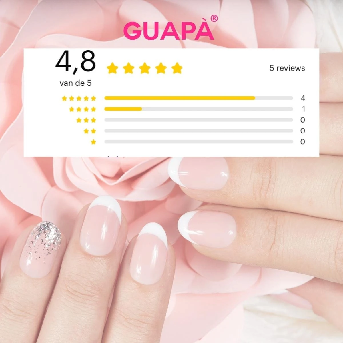 GUAPÀ® Acrylpoeder Pink | Acrylic Powder Roze | Acryl Nagels | Starterspakket | 25 Gr | Professionele Kwaliteit Acryl Poeder - Afbeelding 2