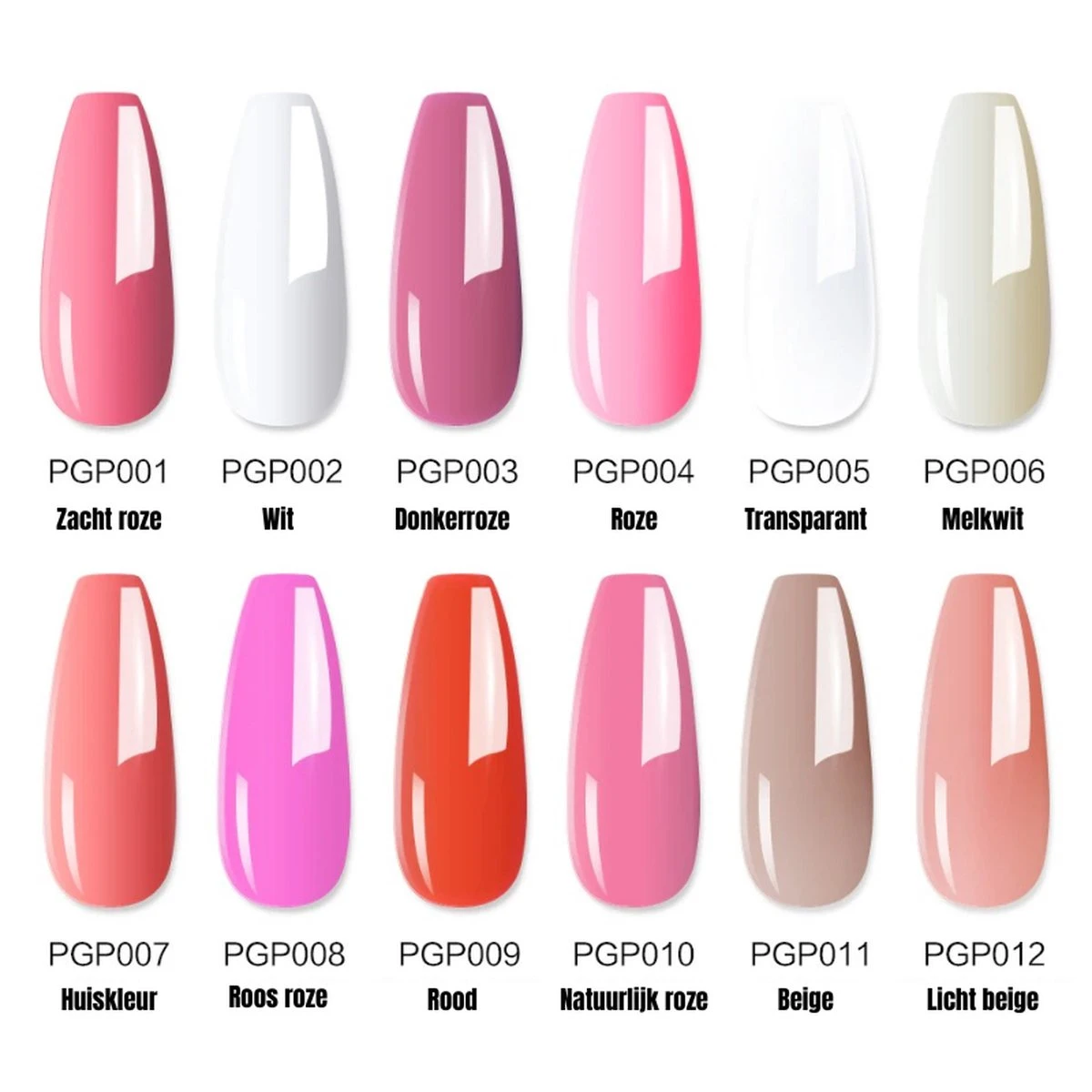 Beatail Gellak Startespakket - Gellak - Gellak Lamp - Nageldroger Met LED - Acryl Nagel - Gellak Set - Gellak Remover - 12 Kleuren Polygel - Afbeelding 2