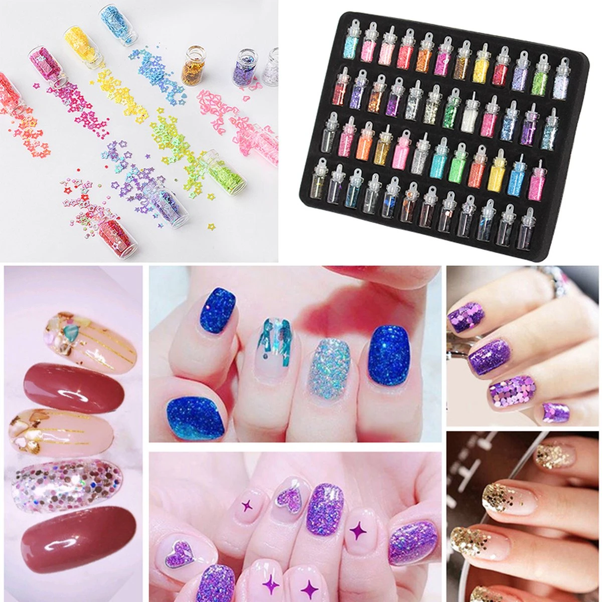 Royala - Acrylnagels Starters Pakket Large|L| 125 Delig | 94 Colors | Acryl Nagels Set | Acryl Starter Kit | Nail Art Pakket | 500 Franse Nageltips | Manicure Set Voor Nail Art Kit | Nagel Decoratie | Acryl Poeder | Acryl Vloeistof | Monomeer - Afbeelding 11