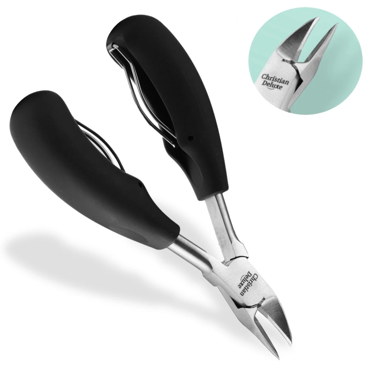 Christian Deluxe® - Professionele RVS Nageltang - Nageltang Voor Harde Teennagels - Professionele Nagelknipper - Nageltang Voor Ingegroeide Teennagel - Nageltang Kalknagels - Nagelknipper - Roestvrijstaal