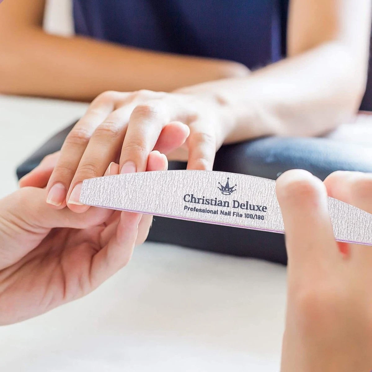 Professionele Nagelvijlen - 100/180 Grit - Nagelvijl Set Van 25 Stuks Voor Acryl En Gelnagels - Afbeelding 3