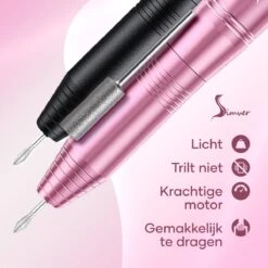 Simver Elektrische Nagelfrees - 11 Nagelvijl Bitjes En 56 Schuurrolletjes - Manicure / Pedicure - Roze - Cadeautip - Kerstcadeau 17 Simver Elektrische Nagelfrees - 11 Nagelvijl Bitjes En 56 Schuurrolletjes - Manicure / Pedicure - Roze - Cadeautip - Kerstcadeau -Pink Gellac Shop 1200x1200 1173