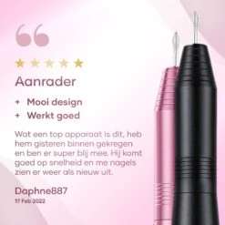 Simver Elektrische Nagelfrees - 11 Nagelvijl Bitjes En 56 Schuurrolletjes - Manicure / Pedicure - Roze - Cadeautip - Kerstcadeau 18 Simver Elektrische Nagelfrees - 11 Nagelvijl Bitjes En 56 Schuurrolletjes - Manicure / Pedicure - Roze - Cadeautip - Kerstcadeau -Pink Gellac Shop 1200x1200 1174
