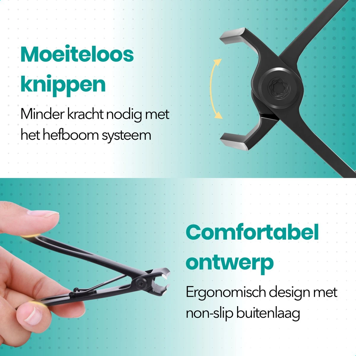 FreshDragon Nagelknipper Set Met Nagelvijl - Nagelset Tegen Kalknagels - Nageltang - Teennagelknipper - Afbeelding 3