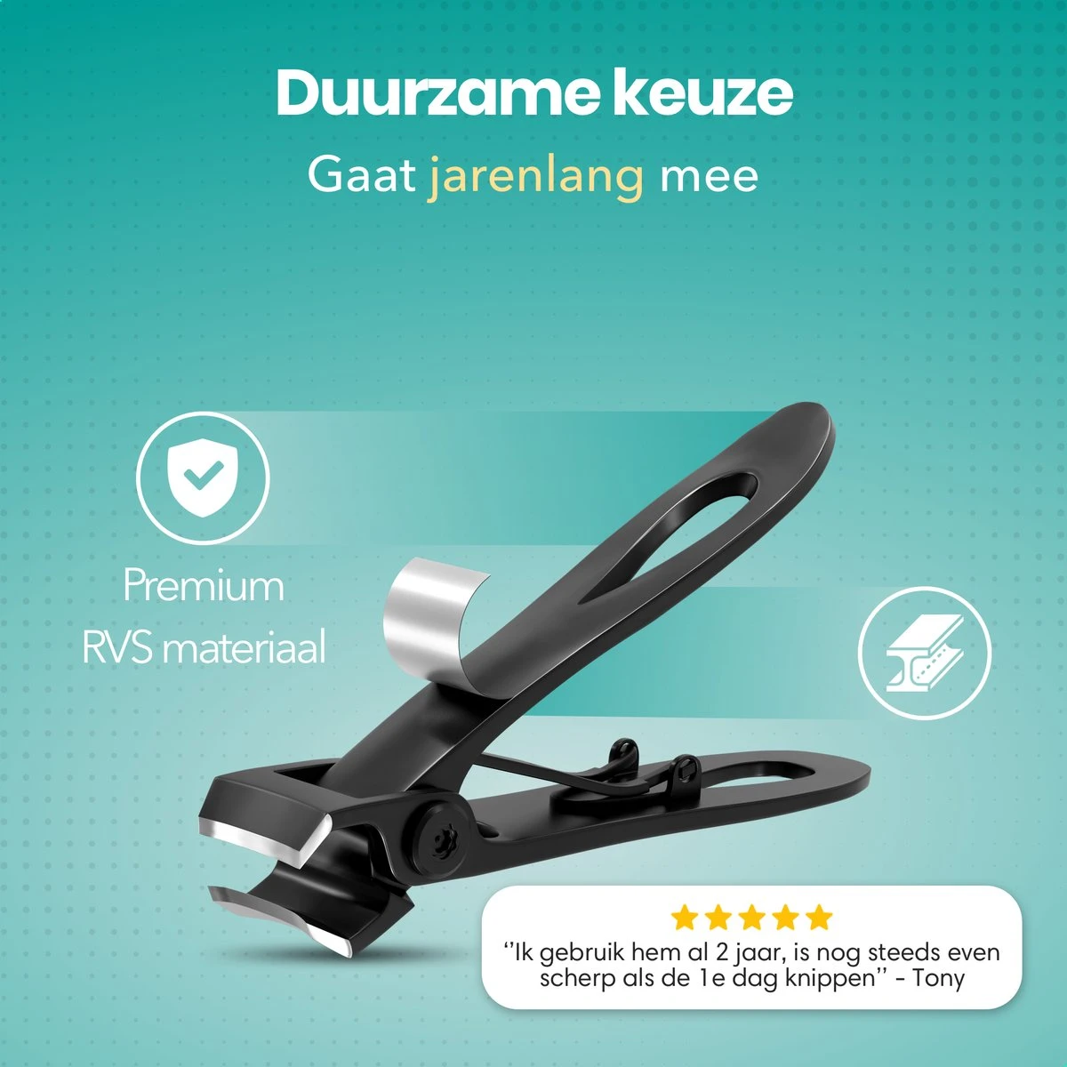 FreshDragon Nagelknipper Set Met Nagelvijl - Nagelset Tegen Kalknagels - Nageltang - Teennagelknipper - Afbeelding 5