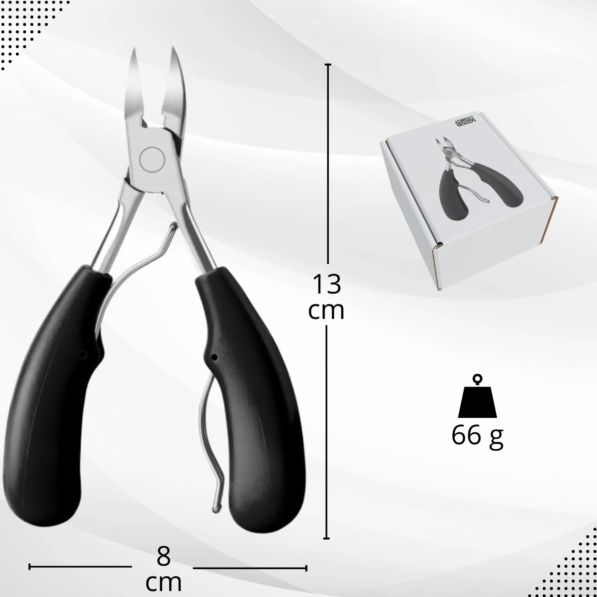 Merkloos Nageltang Voor Harde Teennagels - Nagelschaar - Pedicure - Afbeelding 4