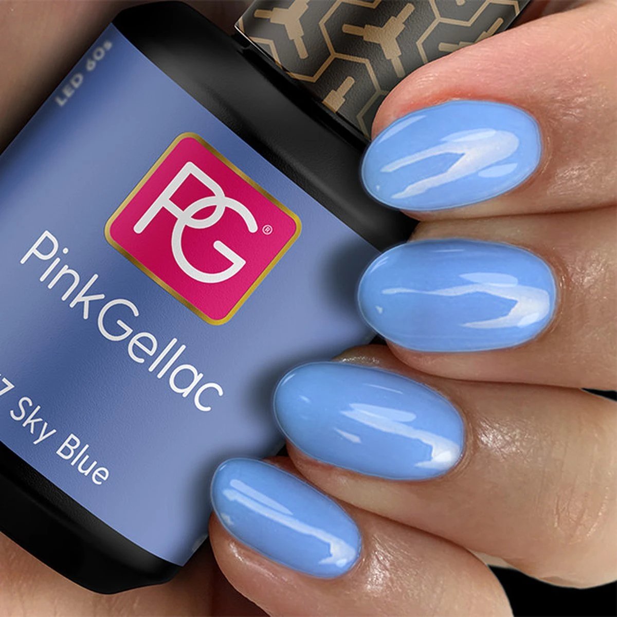 Pink Gellac - Sky Blue - Gellak - Vegan - Blauw - Glanzend - 15ml - Afbeelding 4