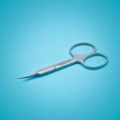 BeautyTools Professionele Nagelriem Knipper - Schaar Voor Nagelriemen En Nagelvellen - Pedicure / Manicure Schaar - Fijn Gebogen Snijvlak - INOX (9.5 Cm) (NS-2120)