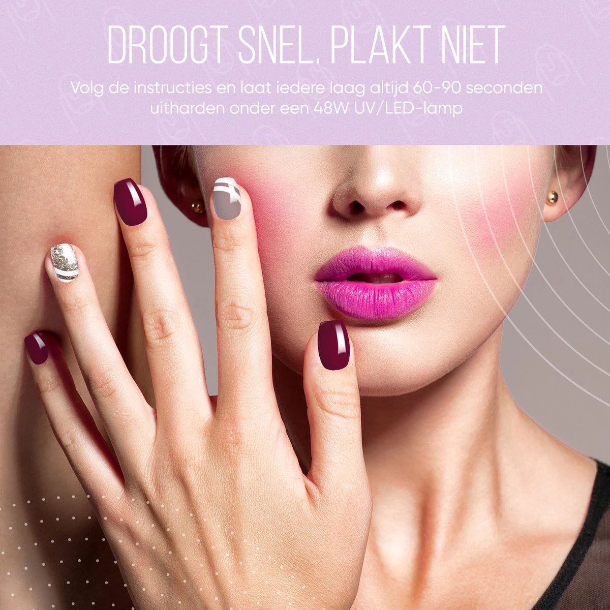 Lovae Cosmetics Gellak - 6-delige Set - Gel Nagellak - Autumn Falls - Gellac - 8ML - Afbeelding 2