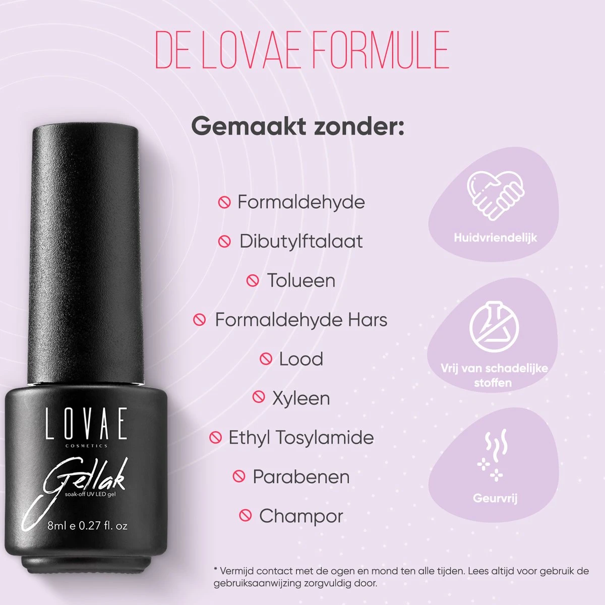 Lovae Cosmetics Gellak - 6-delige Set - Gel Nagellak - Autumn Falls - Gellac - 8ML - Afbeelding 4