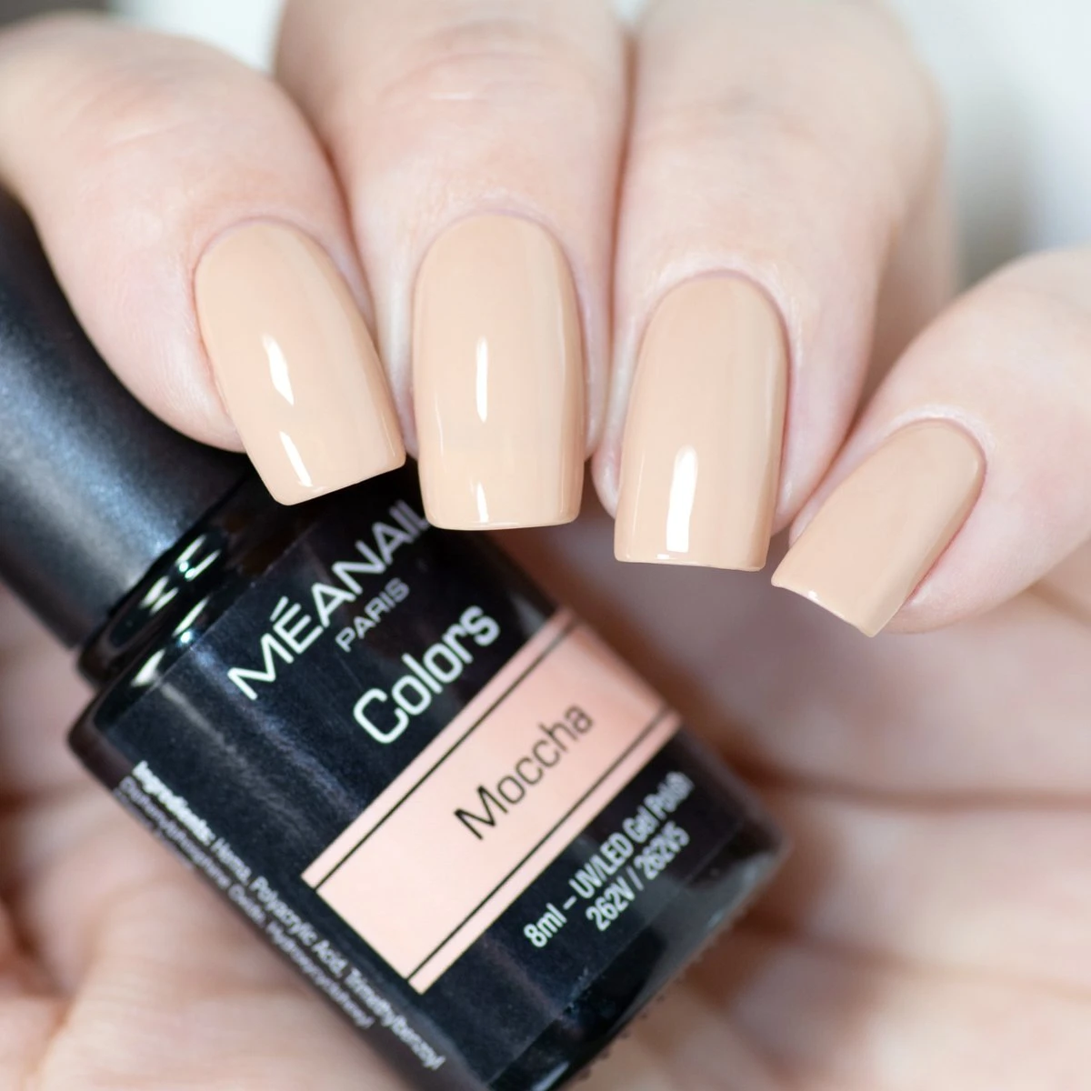 Méanail - Gellak - Cruelty Free- 6 X 8ml - Gel Nagellak - Caramel - Afbeelding 7
