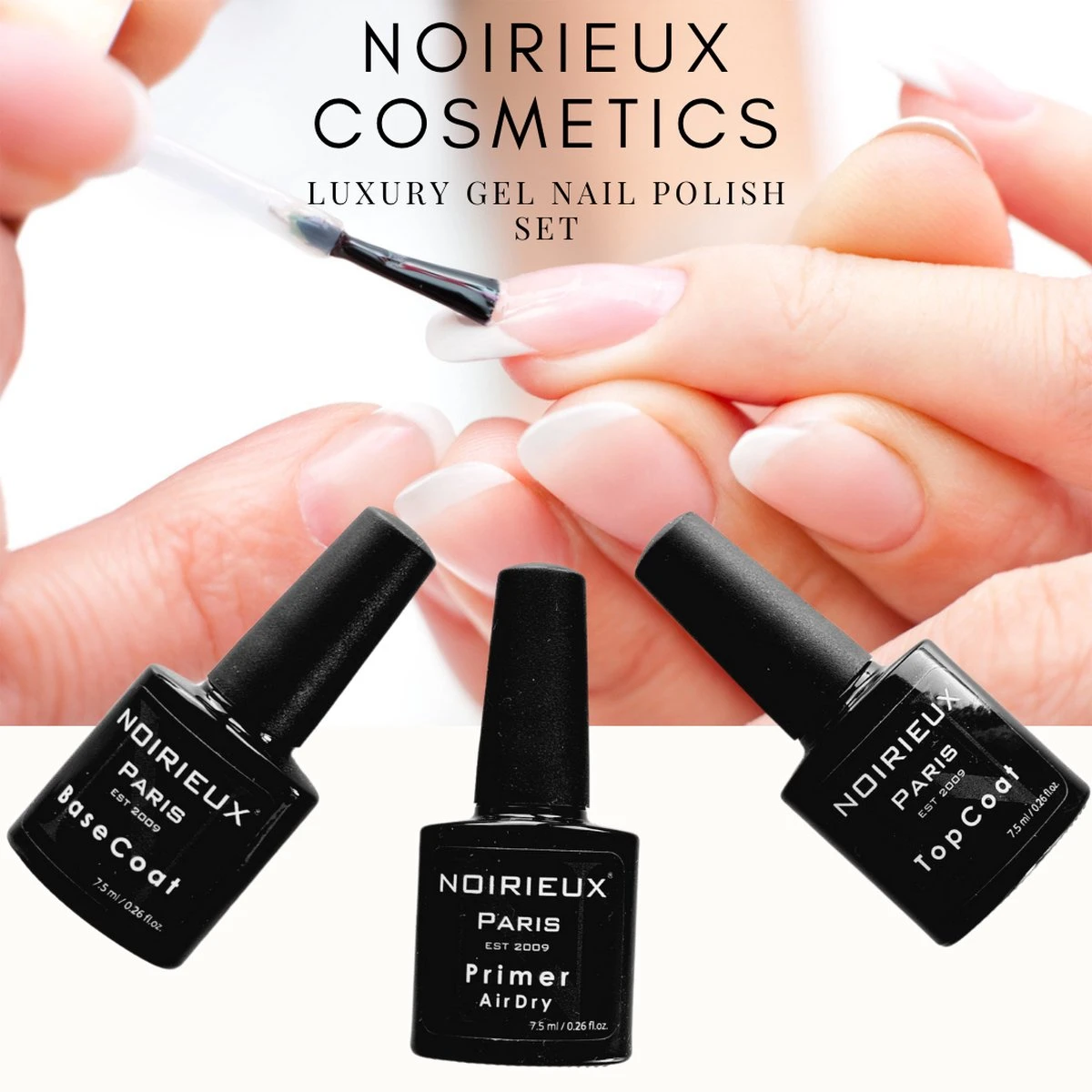 NOIRIEUX® Premium Primer, Base Coat, & Top Coat - Afbeelding 2