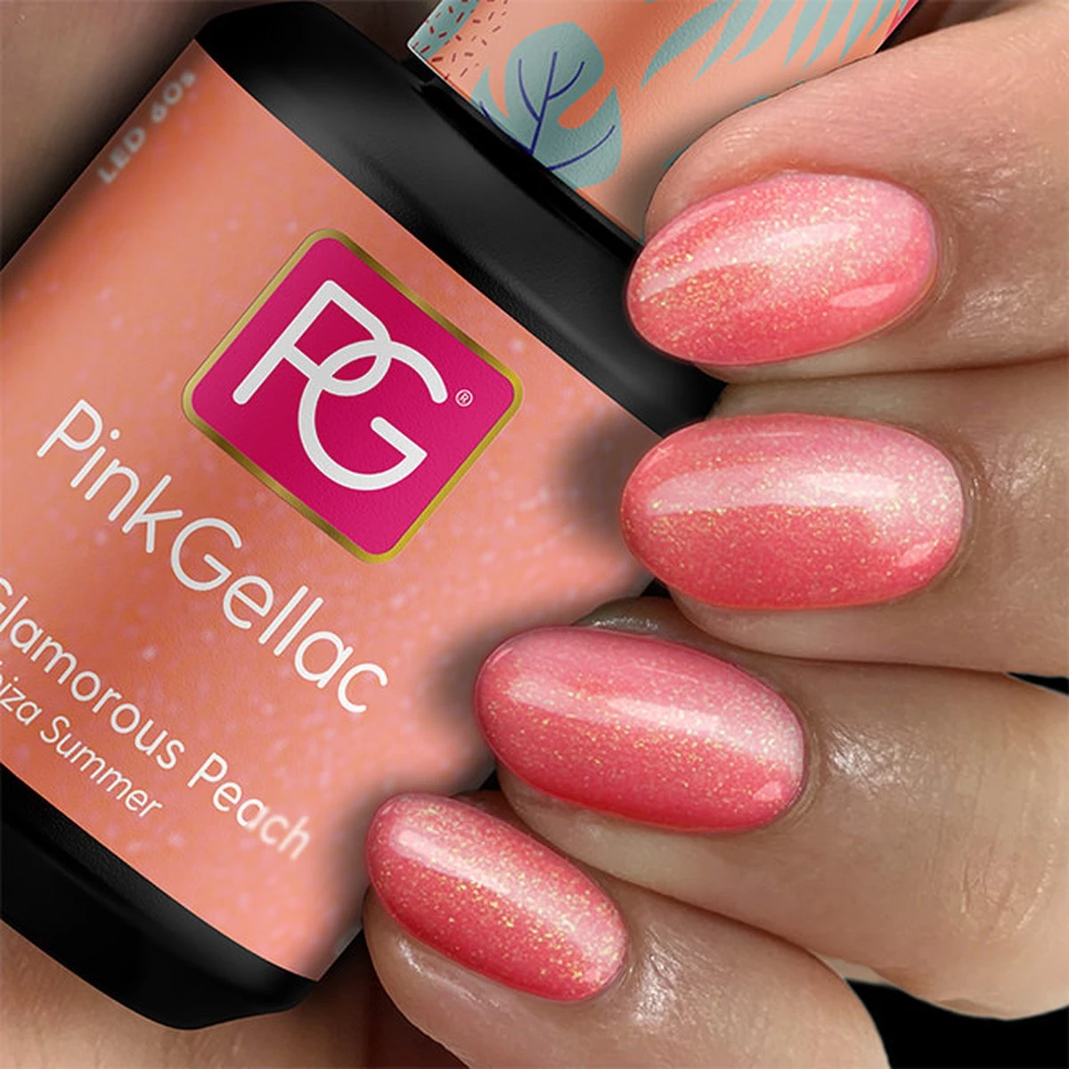 Pink Gellac - Glamorous Peach - Gellak - Vegan - Oranje - Glanzend - 15ml - Afbeelding 12