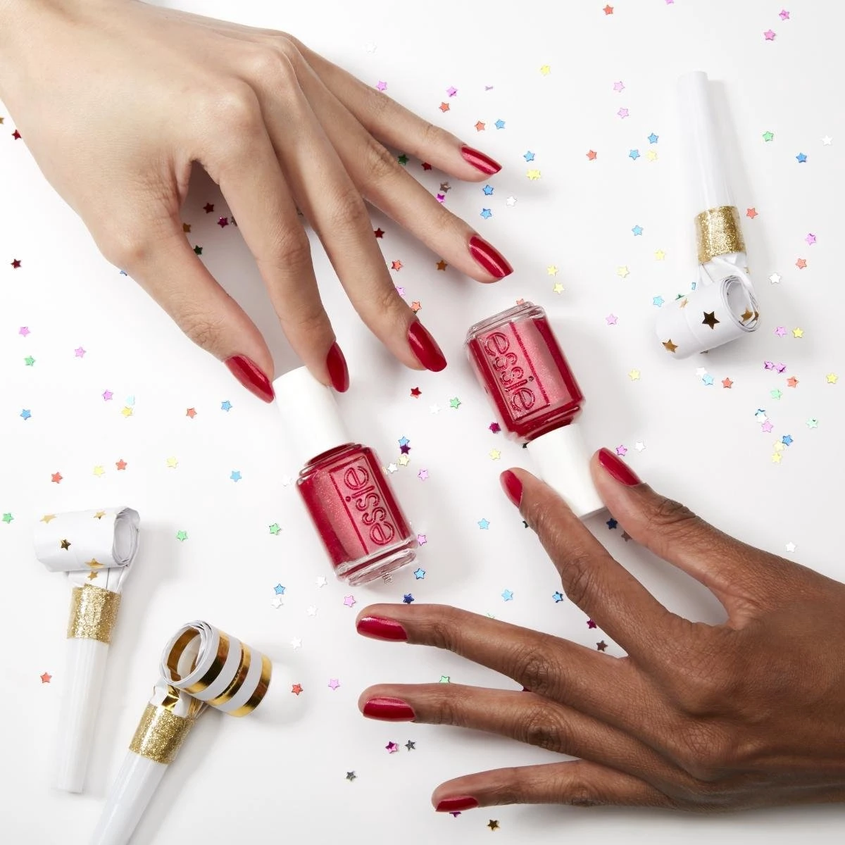 Essie Gifts By 635 Let's Party - Rood - Glitter Nagellak - 13,5 Ml - Afbeelding 5