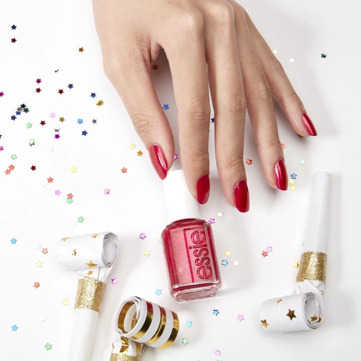 Essie Gifts By 635 Let's Party - Rood - Glitter Nagellak - 13,5 Ml - Afbeelding 8
