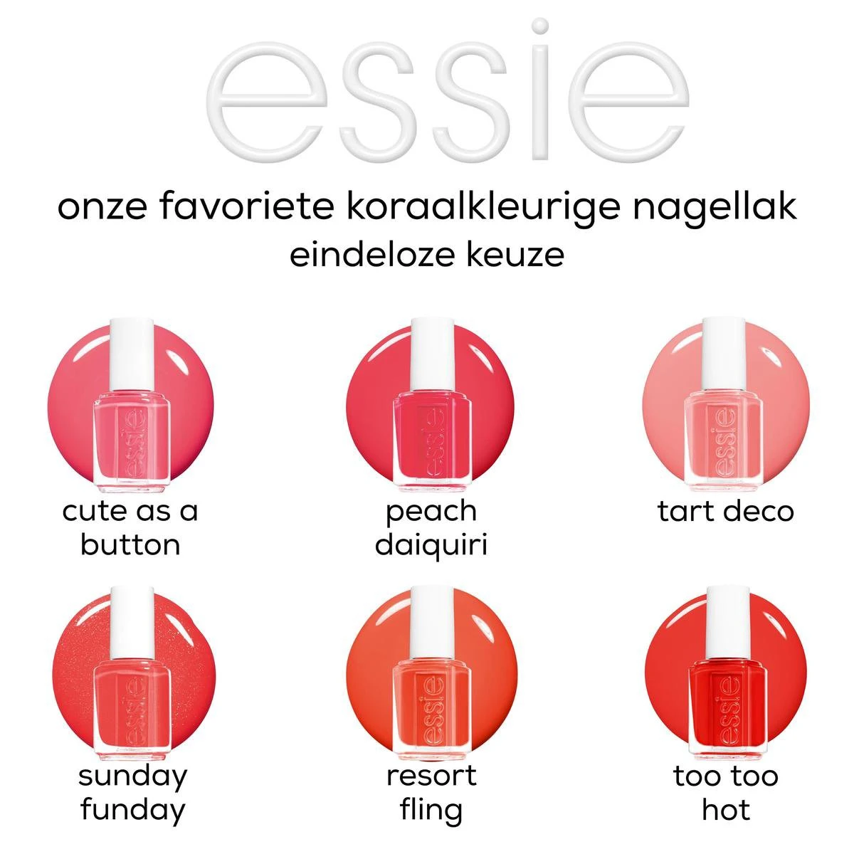Essie Sunday Funday 268 - Koraal - Nagellak - Afbeelding 5