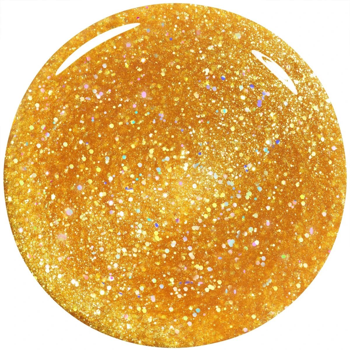 Essie Winter Collection Nagellak - 665 Caught On Tape - Gouden Glitter Nagellak - Afbeelding 11