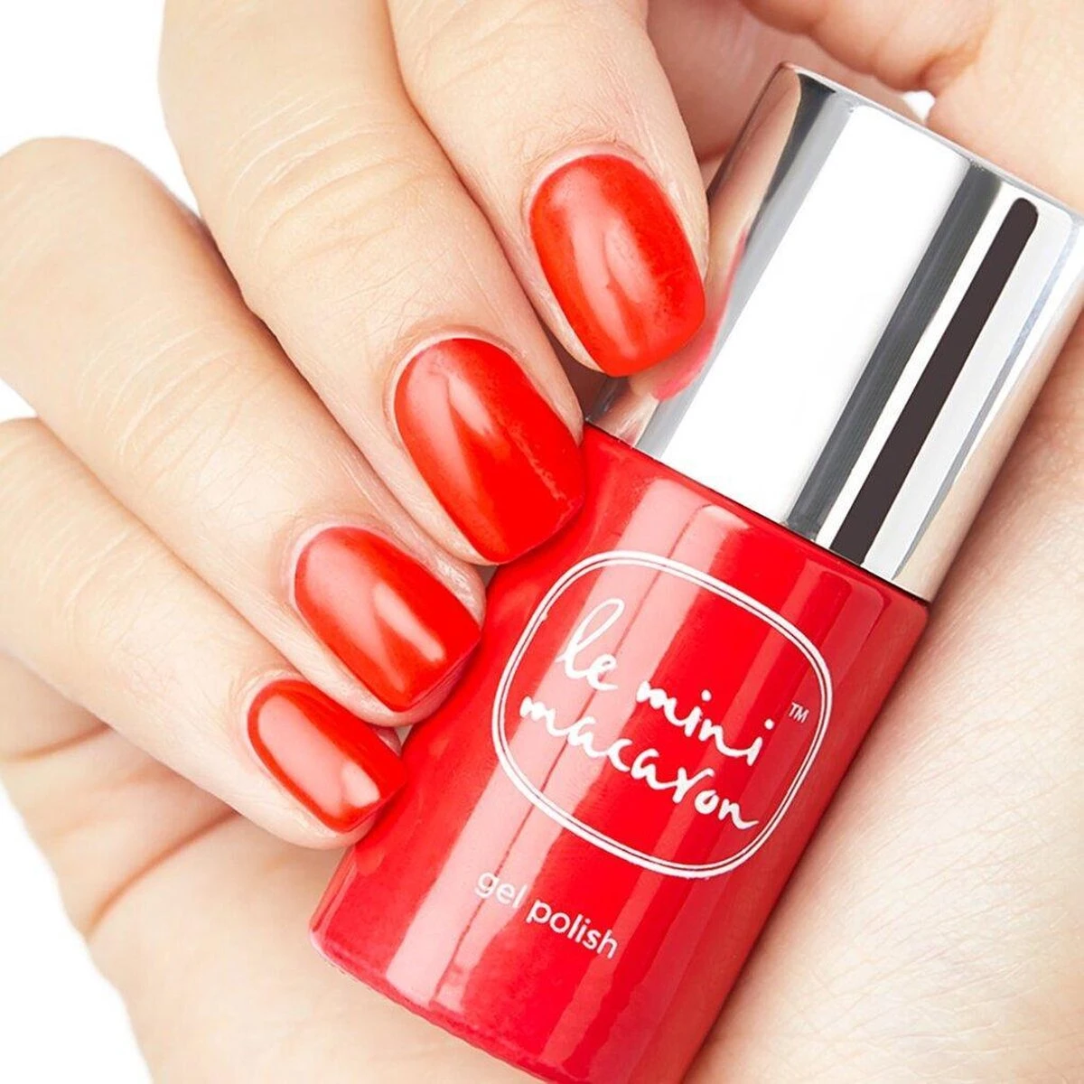 Le Mini Macaron Cherry Red Gel Manicure Kit - 3-in-1 Manicure Kit - Cherry Red - Afbeelding 4