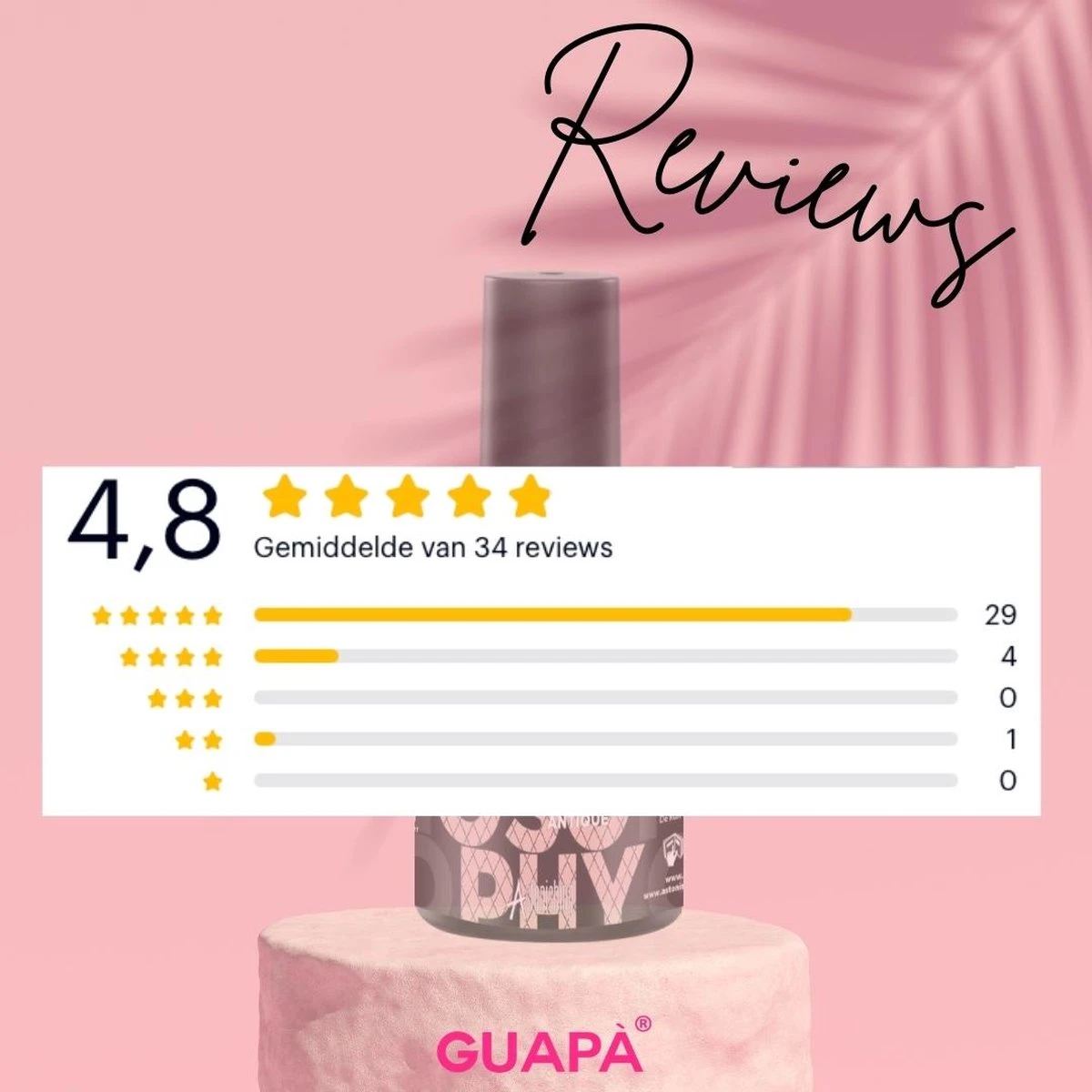 GUAPÀ® BIAB Builder Gel In A Bottle | BIAB Nagellak | Gelnagels Starterspakket | Nagellak | Gellak Pink | Builder Gel | Primer | Top Gel | 7 Ml Enchanted - Afbeelding 5