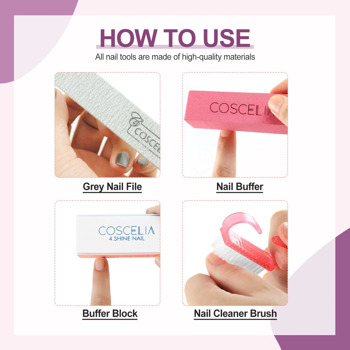 Royala Gellak D5pl Starterspakket + Inclusief UV Lamp + Met 13 Verschillende Gellak Kleuren - Ballerina Tips - Gellak Lamp – Nail Wipes - Cleanser - Nail Art - Gellac Set - Alle Benodigdheden In Eén - Uitgebreid 75-Delig Pakket - Afbeelding 11