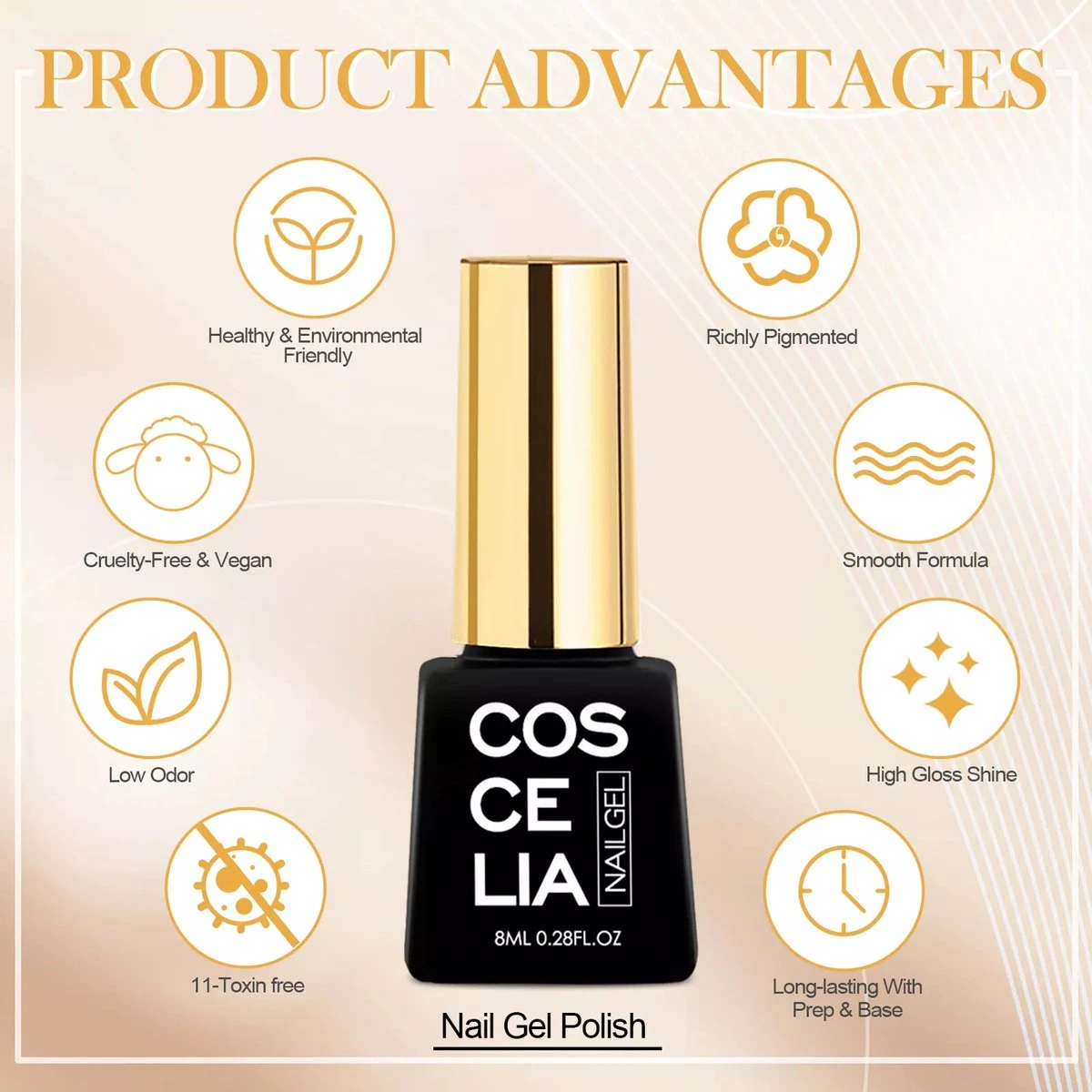 Royala Gellak D5pl Starterspakket + Inclusief UV Lamp + Met 13 Verschillende Gellak Kleuren - Ballerina Tips - Gellak Lamp – Nail Wipes - Cleanser - Nail Art - Gellac Set - Alle Benodigdheden In Eén - Uitgebreid 75-Delig Pakket - Afbeelding 17