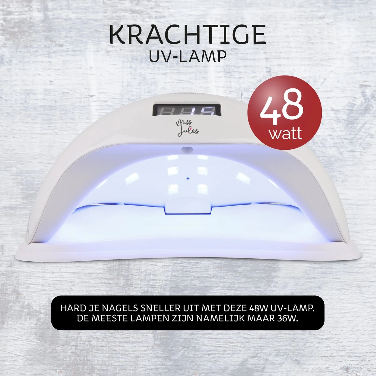 Miss Jules - Complete Gellak Starterspakket - Kleur Nude Roze Glitter - Glanzend & Dekkend Resultaat - Inclusief UV/LED Lamp & Instructievideo (NL) - Afbeelding 2