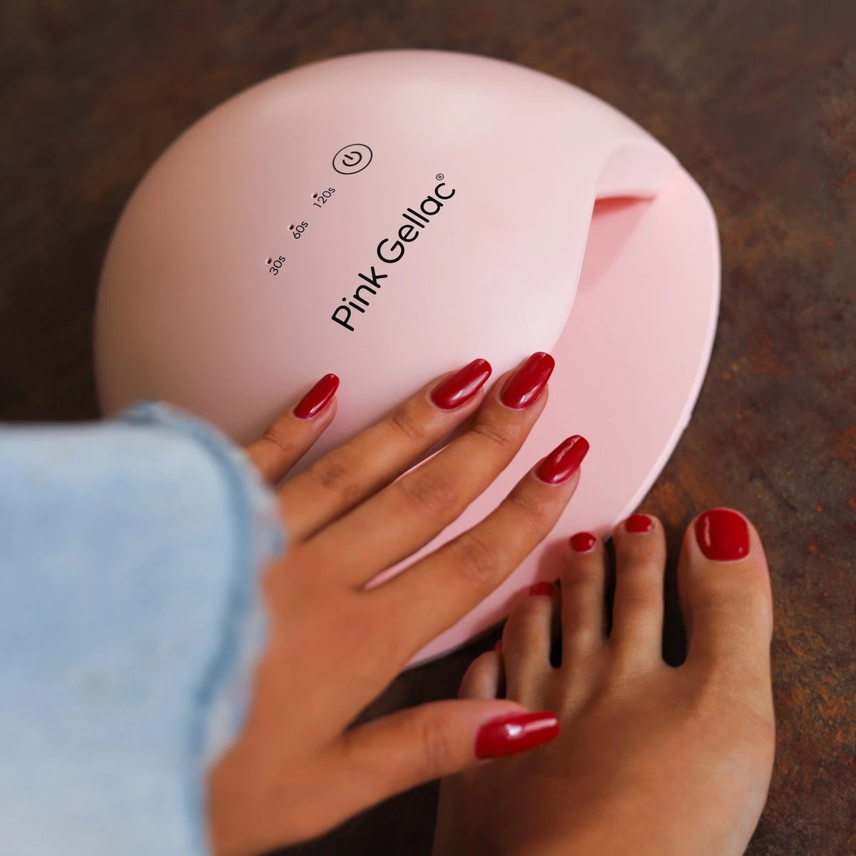 Pink Gellac - Starterset Premium Uncovered Met 4 Kleuren En LED Lamp + Manicure Set - Afbeelding 8