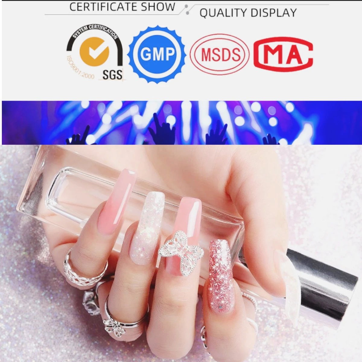 Elvi Polygel Starterskit - Complete Set Inc. USB UV/Led Mini Lamp-Nagelverlenging- Polygel 6 X 15g Perfecte Kleuren Roze - Polyacryl UV Nagellak-Quick Extension Temperature Color Changing UV Gel Pink - Afbeelding 3