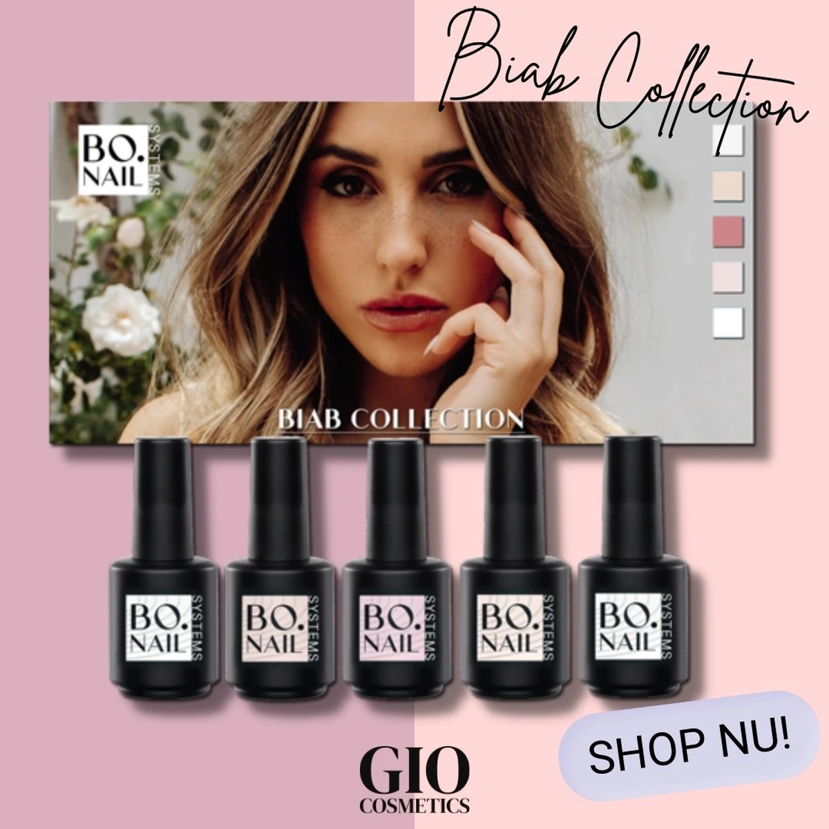 GUAPÀ® BIAB Builder Gel In A Bottle Nagelset | Inclusief Led Lamp Nagels | Gelnagels Starterspakket | Nagellak | Gellak | Builder Gel | 5 X 15 Ml BIAB Met Kleur - Afbeelding 6