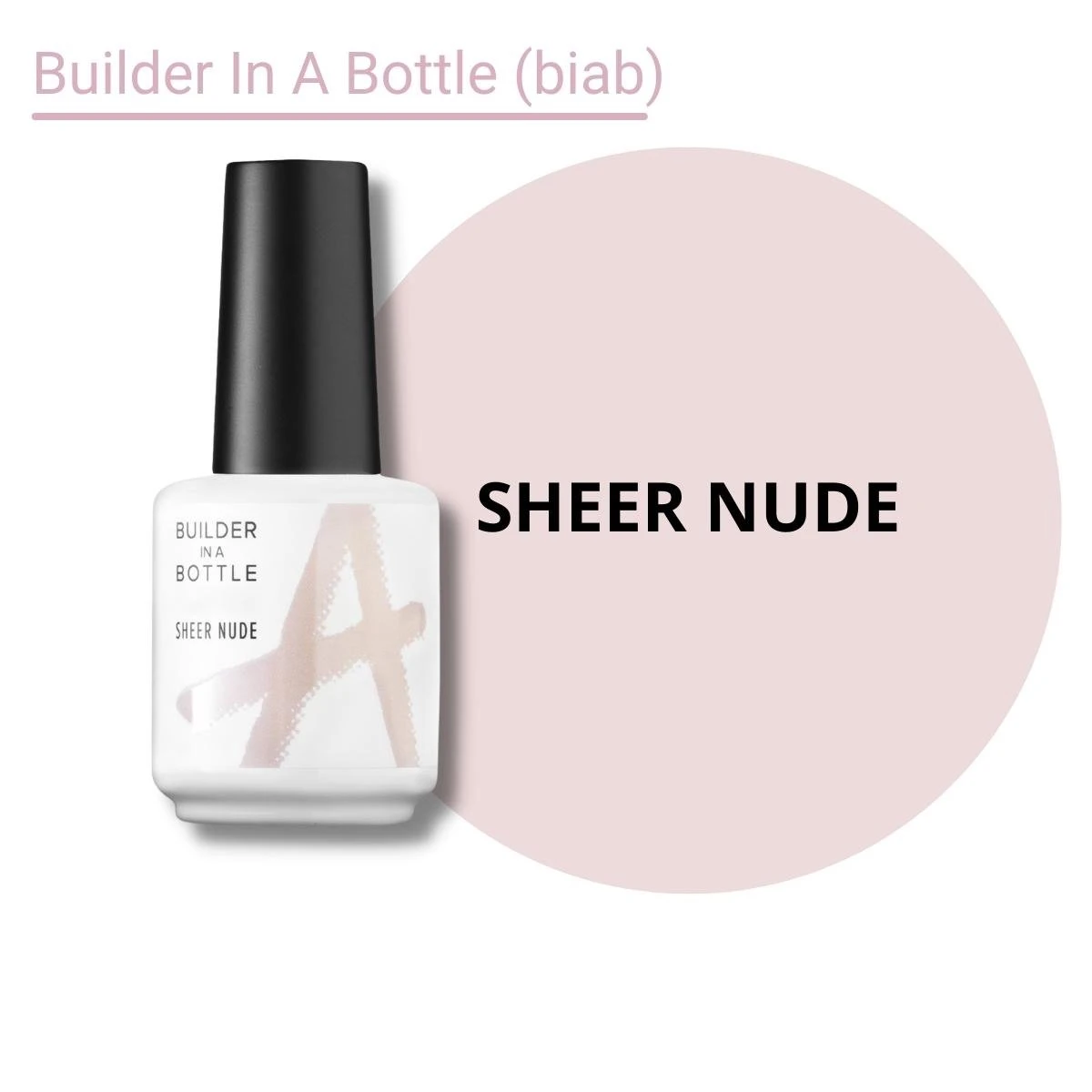 GUAPÀ® BIAB Builder Gel In A Bottle | BIAB Nagellak | Gelnagels Starterspakket | Nagellak | Gellak Beige | Builder Gel | Biab | 15 Ml Sheer Nude - Afbeelding 5