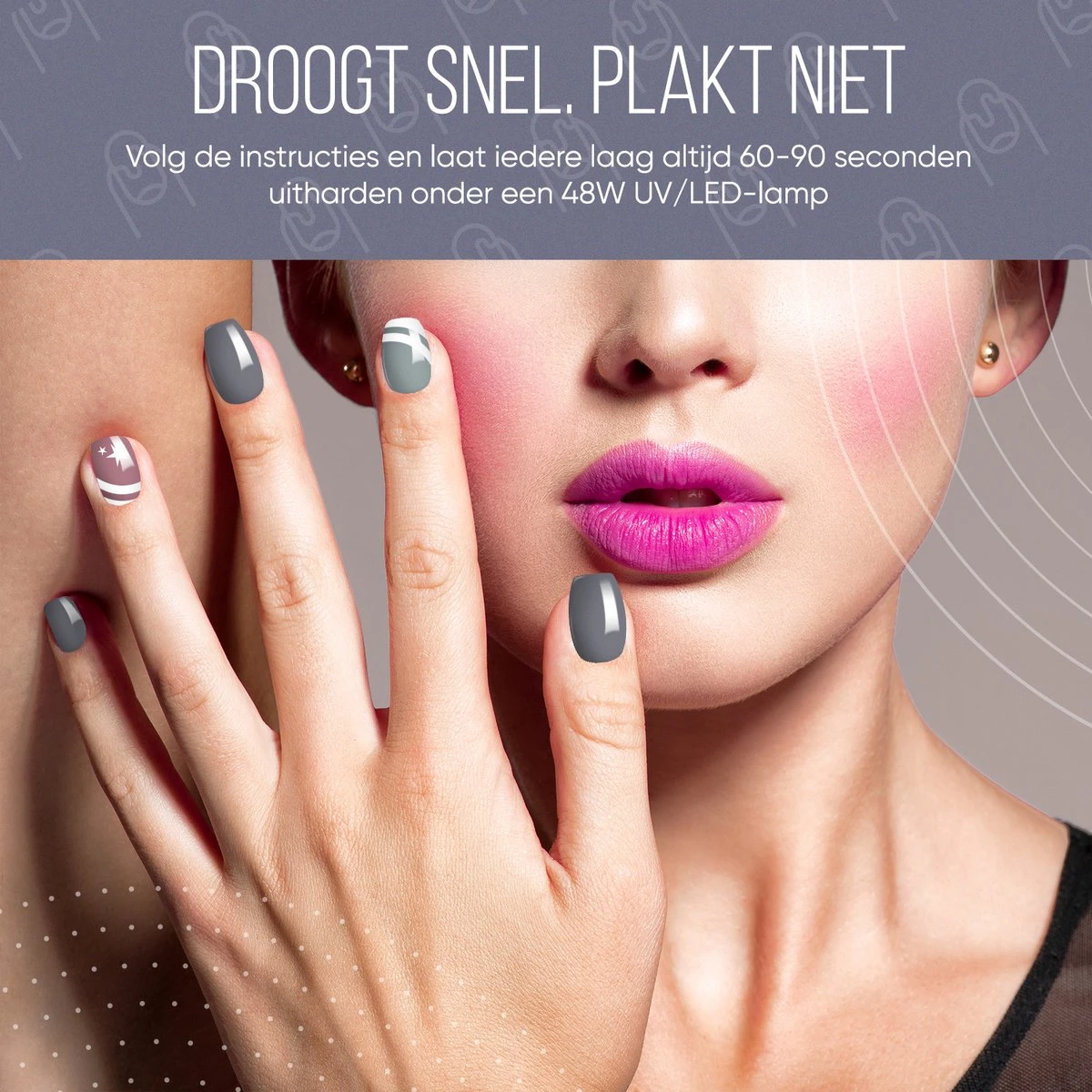 Gellak Starterspakket - Gellak - Gel Nagellak - Gellak Set - 6x8ML Kleuren - Nude Edition - Gellac - Nude Kleuren - Afbeelding 8