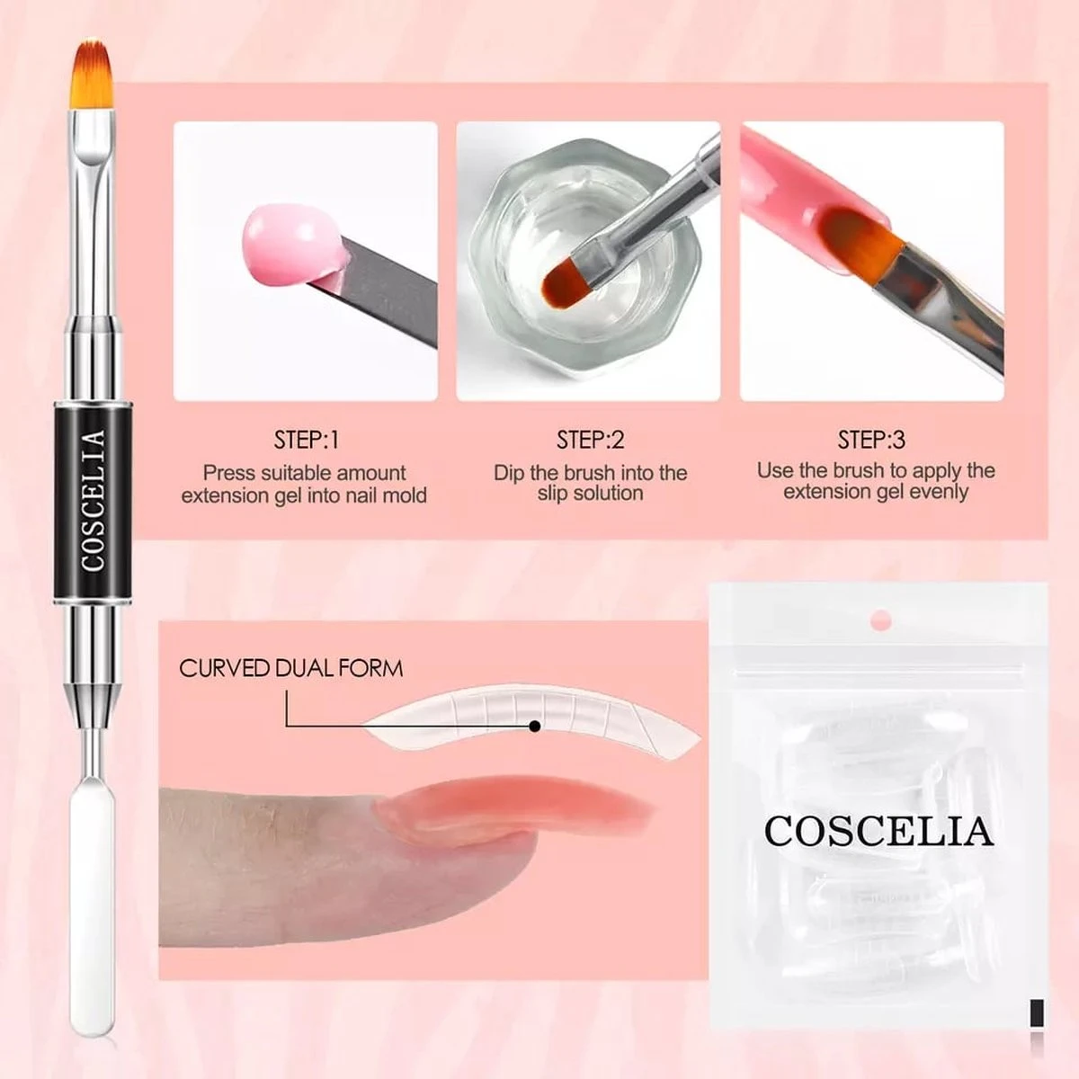 Polygel Kit - Polygel Set - Nagelverlenging - Polygel 7 Kleuren - Nail Prep - Nail Primer - Polygel Nagels - Kunstnagels - Gel Polish - Acryl Gellak - Afbeelding 6