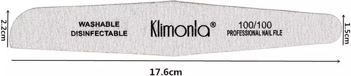 Klimonla Nagelvijl Set Van 5 Stuks 80/100/150/180/240 | Professionele Nagelvijl | High Qualit | Nagelverzorging - Afbeelding 2