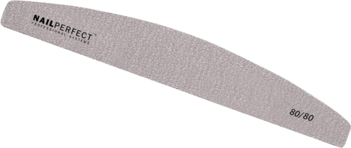 NailPerfect Vijl Tools Halfmoon File 80/80