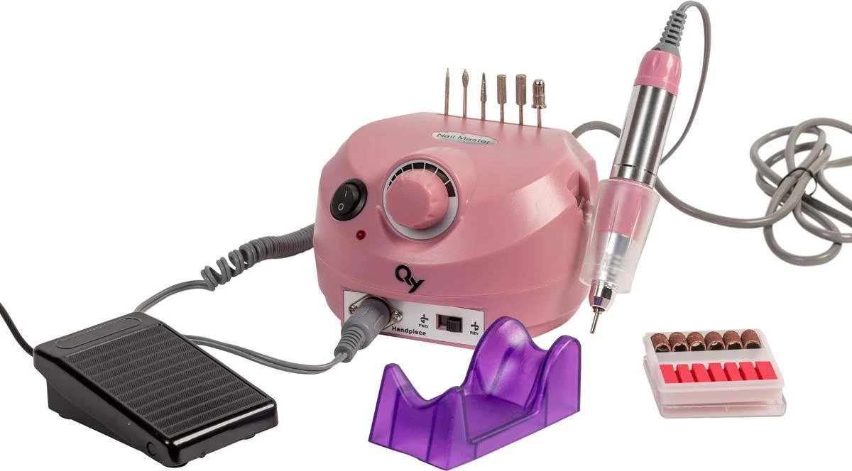 QY Nagelfrees PINK Model Escort (35.000RPM) - Elektrische Nagelvijl