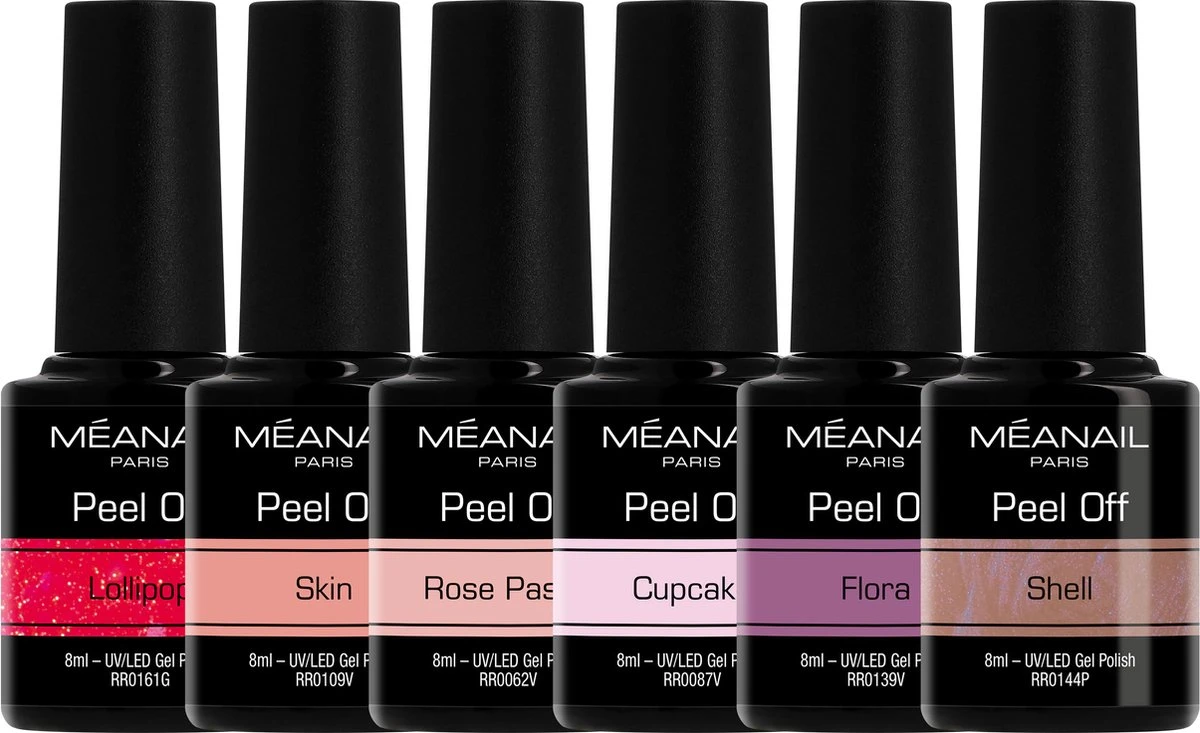 Méanail - Gellak - Peel Off - Unicorn - Gel Nagellak - 6 X 8ml