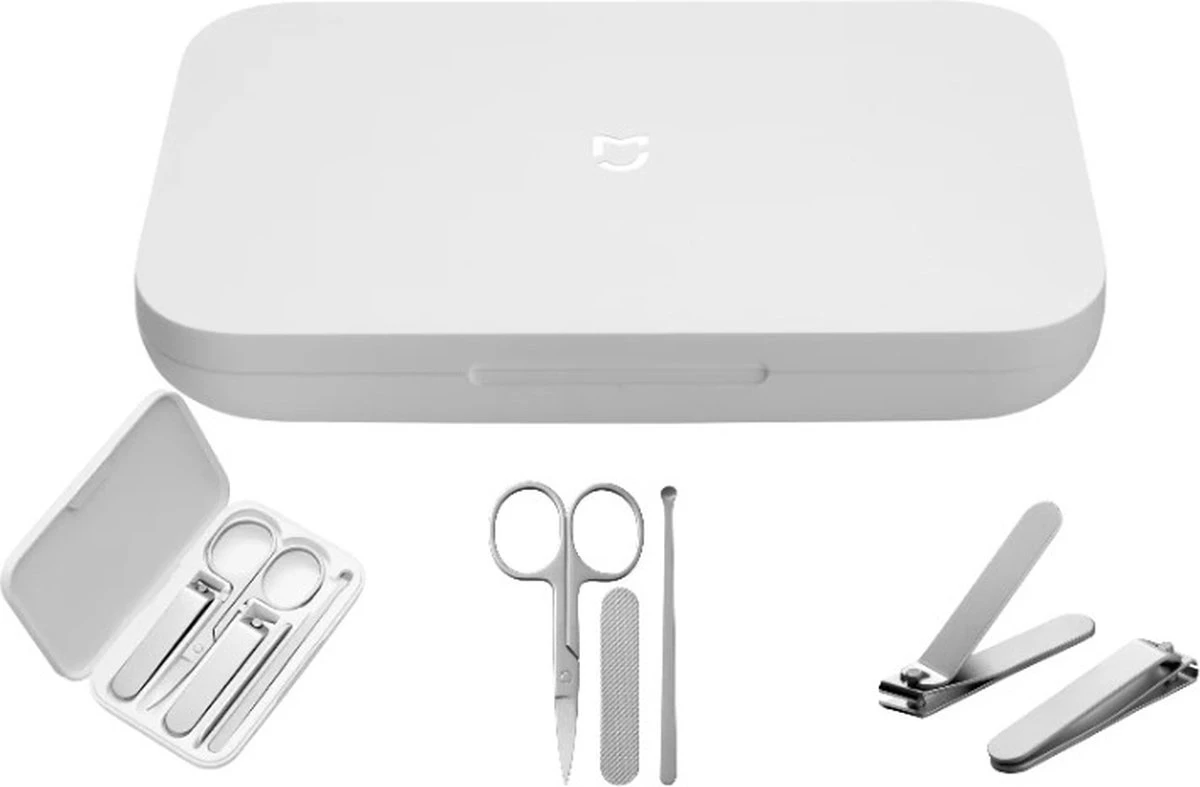 Xiaomi Professionele Nagel Set - Roestvrij Versterkt Staal - 5-delig - Compacte Opbergdoos - Handverzorging - Voetverzorging - Nagelknippers - Nagelschaar - Nagelvijl - Oorsmeer Verwijderaar - Travel Kit - Afbeelding 2