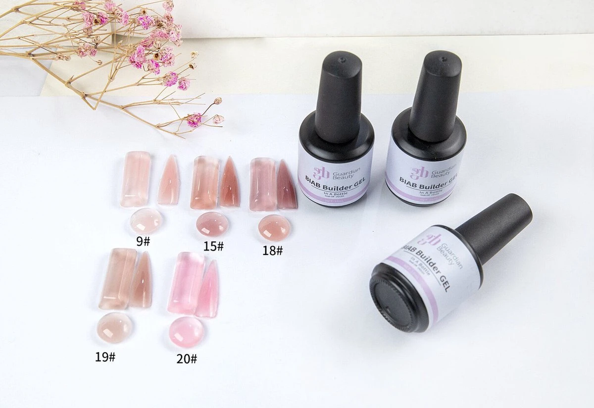 Nagel Gellak - Biab Builder Gel #20N - Absolute Builder Gel - Aphrodite | BIAB Nail Gel 15ml - Afbeelding 3