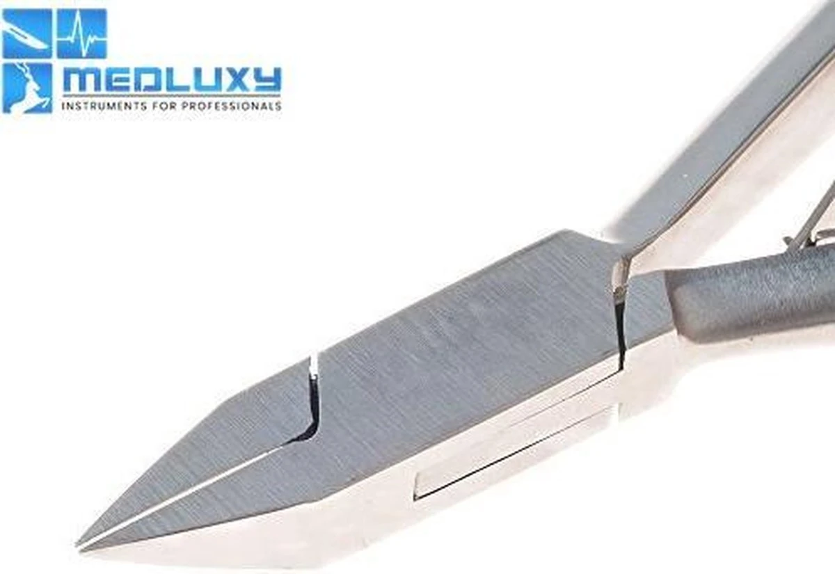 MEDLUXY - Nageltang - Hoektang ( Ingegroeide Nagels , Nagelhoekjes ) Spits Rechte Bek - Nagelknipper - 13 Cm - Afbeelding 4