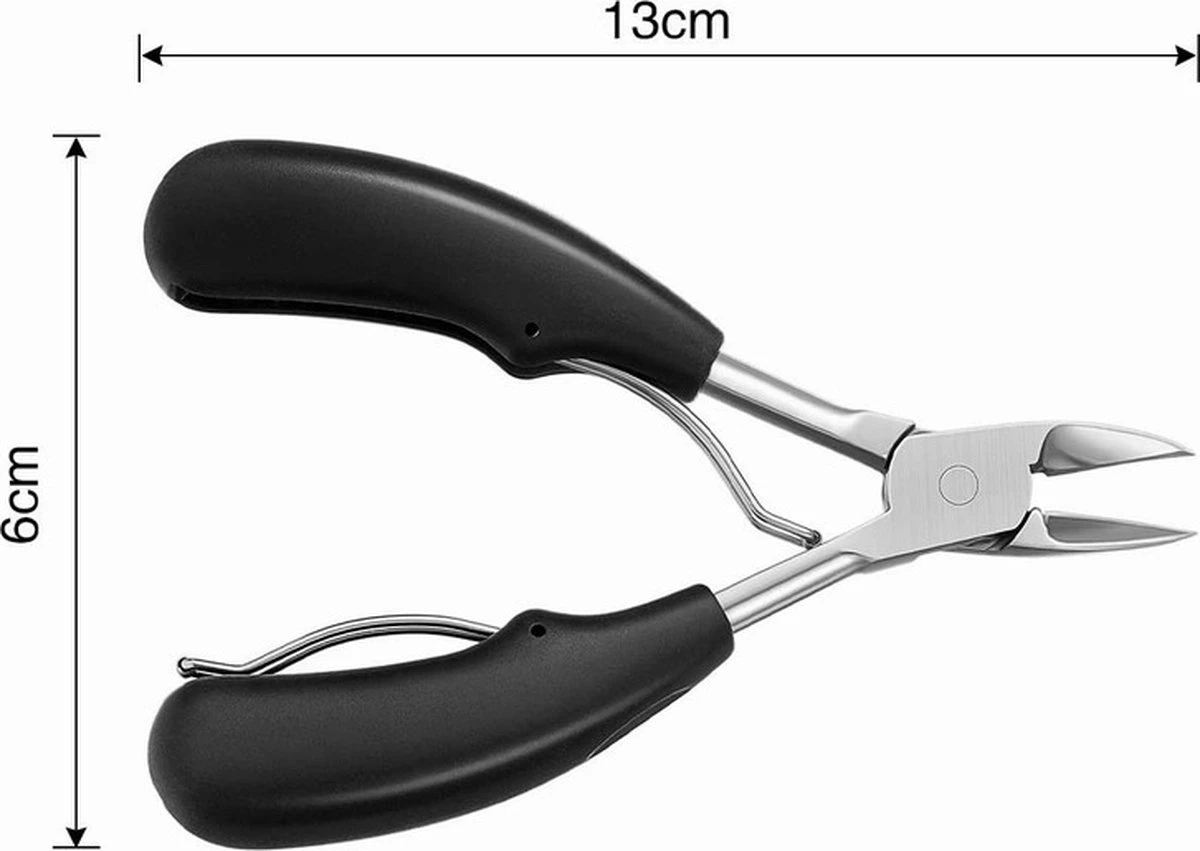 Triple J® Nageltang - Nagelschaar - Gebogen Bek - Nagelknipper - Afbeelding 2