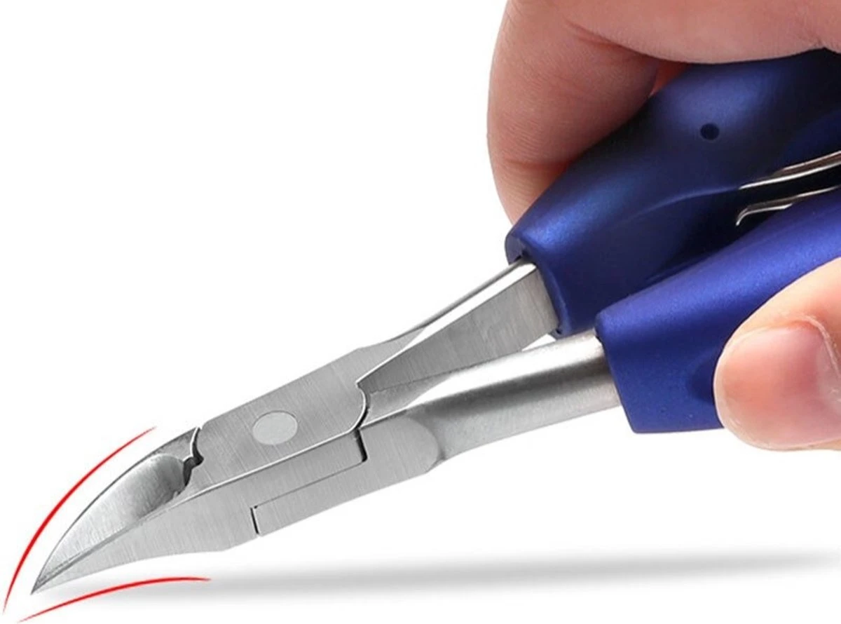 WVspecials® Professionele Blauwe Nagelschaar - Kalknagel Schaar - Ingegroeide Teennagel - Nageltang Groot -Nagelschaar Voor Harde Nagels - Teennagel - Nageltang - Nagelschaartje - Nagelschaar - Kalknagels - Schaar - Hand Verzorging - Nagelknipper - Afbeelding 6