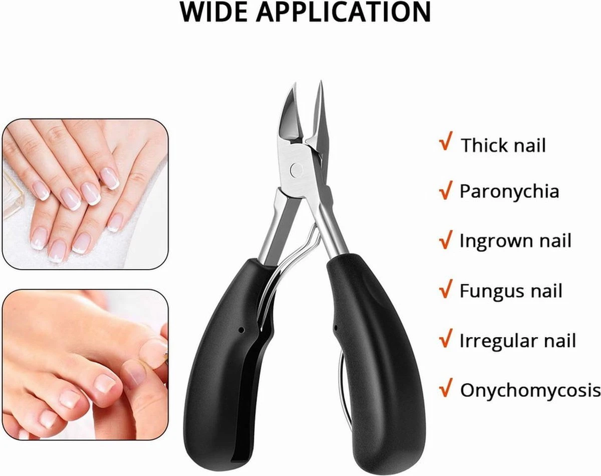 Triple J® Nageltang - Nagelschaar - Gebogen Bek - Nagelknipper - Afbeelding 7