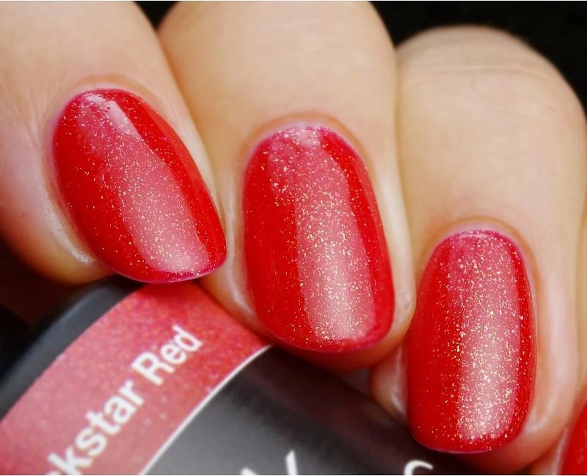 Pink Gellac - Rockstar Red - Gellak - Vegan - Rood - Glanzend - 15ml - Afbeelding 6
