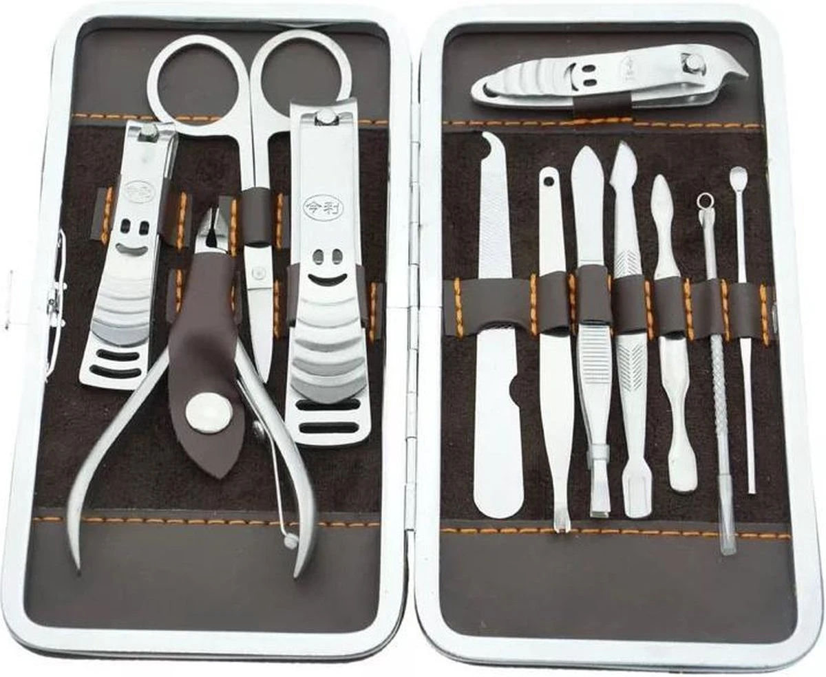 12-delige Luxe Manicureset Ncl Etui Nagelset - Nagelverzorging Set - Reisset - Manicure Set & Pedicur -Nagelverzorging Set - Afbeelding 9