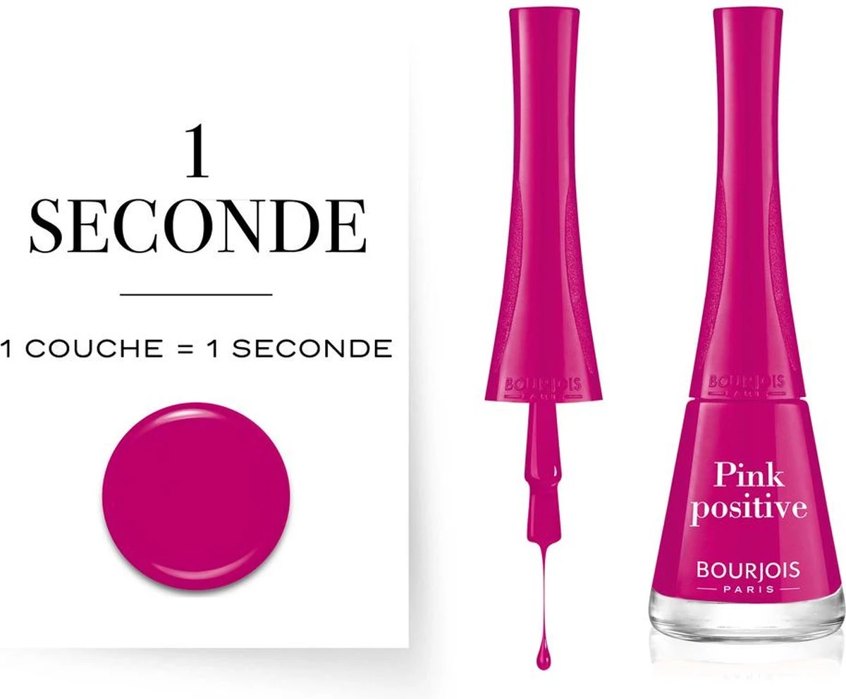 Bourjois 1 Seconde Nagellak - 12 Pink Positive - Afbeelding 5